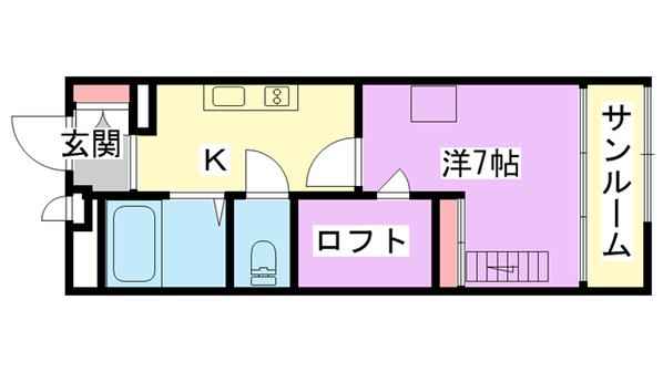 レオパレスピュアの物件間取画像